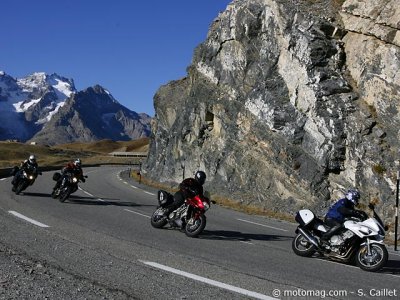 Cinq routières dans les Alpes : tournicoti