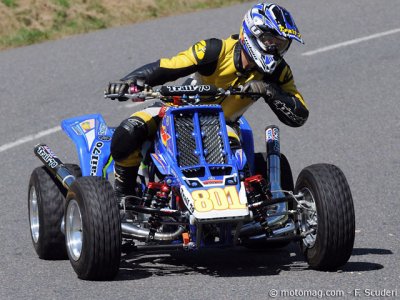Course de côte à Marlhes : le vainqueur en quad