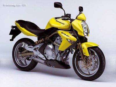 Kawa 650 ER-6n : jaune pétard
