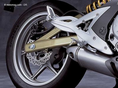 Kawa 650 ER-6n : bras oscillant