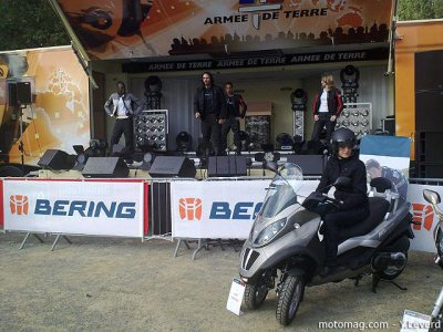 Festival moto et sccoter : défilé Bering