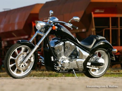 Honda VT 1300 CX : tout est stylé sur ce chop’
