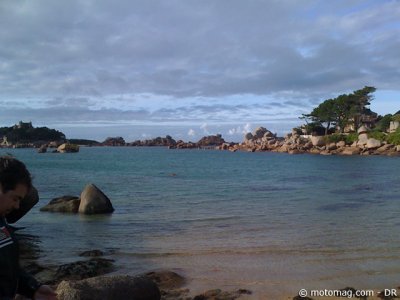 Gaëlle en Bretagne : à la plage
