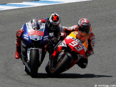 MotoGP de Jerez : dépassement percutant