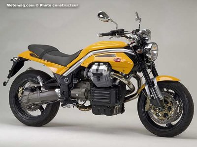 Moto Guzzi 1100 Griso : jaune pétant !