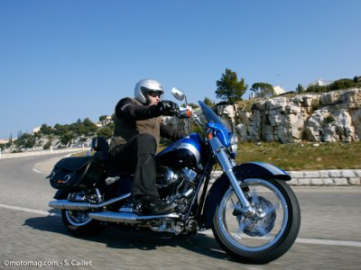 HD Softail Convertible CVO : on the road !