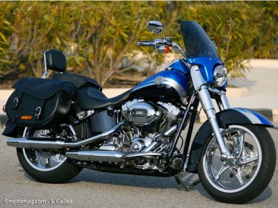 Harley 1800 Softail Convertible CVO : rutilante et hors de prix !