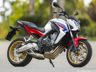 Essai Honda CB 650 F : trois coloris dispo en 2014