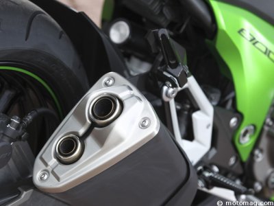 Kawaski Z 800 : pot d’échappement court