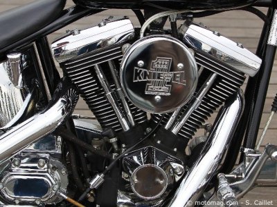 Knievel 1340 Commemorative Bobber : injection maison