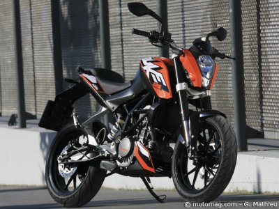 Essai KTM 125 Duke : une finition au top