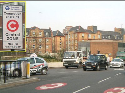 Péage urbain à Londres : repérage photo