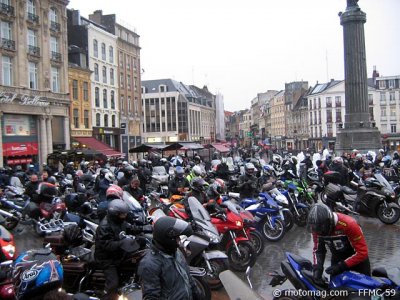 Manif moto à Lille (59) : motivés, les 