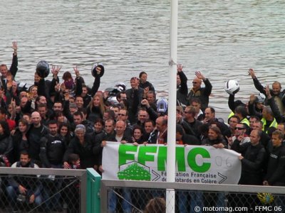 Manif Antibes/Nice (06) : des militants satisfaits