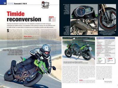 MM 274 : essai Kawasaki Z 750 R