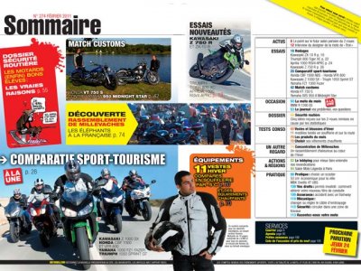 Sommaire Moto Mag 274 (février 2011)