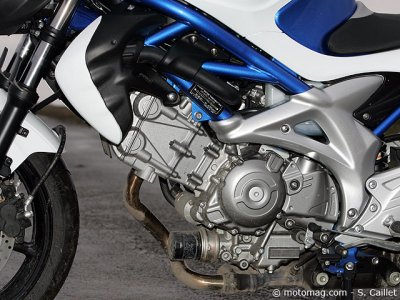 Essai Suzuki 650 Gladius : moteur