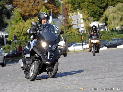Essai Piaggio 250/400 MP3 LT : sur les pavés