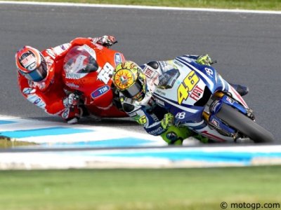 MotoGP d’Australie : le duel Rossi / Hayden