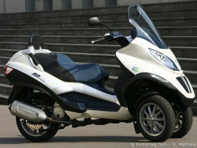 Essai Piaggio MP3 Hybrid : coloris unique