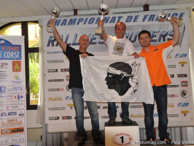 Rallye de Corse 2012 : podium Top Sport