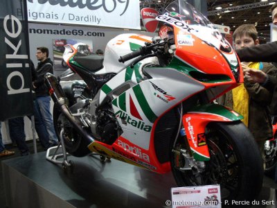 Salon de Lyon 2011 : la RSV4 de Biaggi