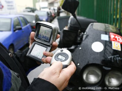 Test GPS auto/moto : récupération du signal