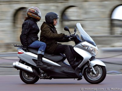 Essai Suzuki 125 Burgman : duo idéal