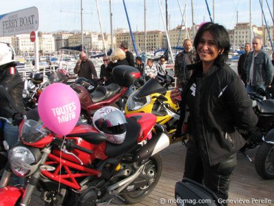 Toutes en moto - Marseille : toujours le sourire