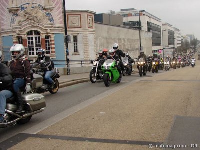 Toutes en moto - Nantes : 12 km de parcours