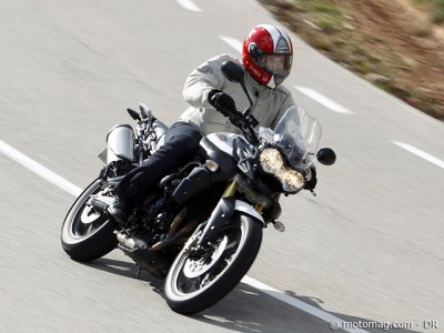 Essai Triumph 800 Tiger : vie à bord