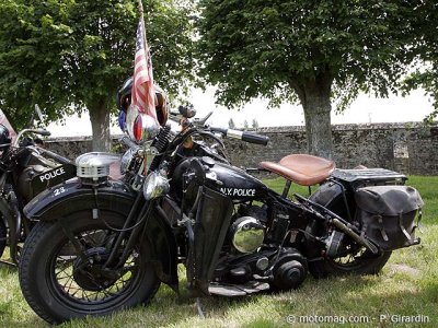 65 bougies pour le D-Day : Harley WL police replica