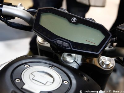 Yamaha MT-07 : compteur