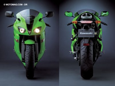 Kawasaki Ninja ZX-6R : rétroviseurs