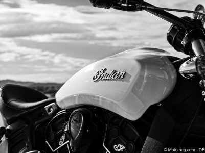 Indian Scout Sixty : jolie courbe de réservoir