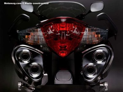 Honda 800 VFR : pots retouchés