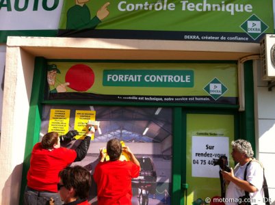 Anti-CT moto - Valence : Dekra n’assume pas
