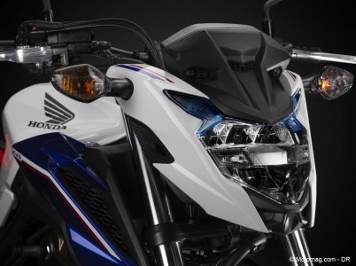 Honda CB500F 2016 : bloc phare affiné