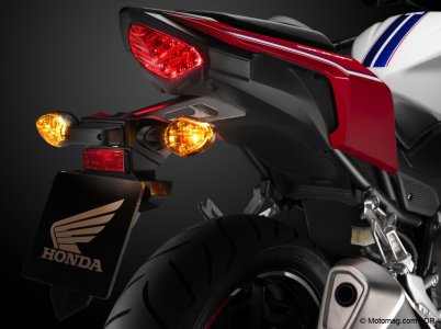 Honda CB500F 2016 : arrière plus léger