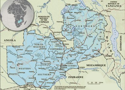 Raid en Zambie : carte et infos du pays