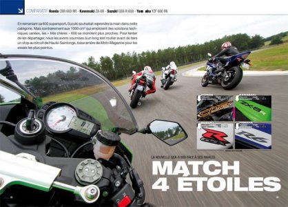 Moto Mag n°281 - octobre 2011 : comparo hypersport