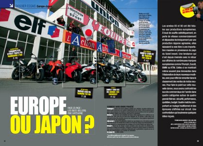 Comparatif best-sellers Europe-Japon
