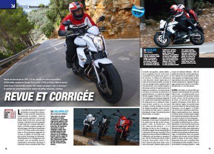 M.Mag n°253 - essai Kawasaki 650 ER-6n 2009