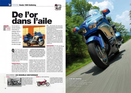 Moto Mag n°281 - octobre 2011 : Honda 1800 Goldwing