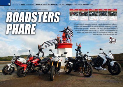 Moto Mag n°273 : 2000 bornes en roadsters mid-size
