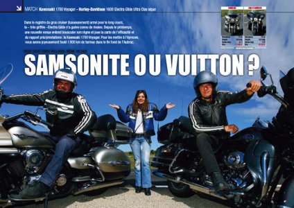Moto Magazine - octobre 2009 : face à face Pullman
