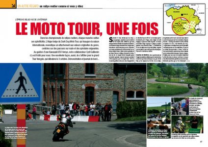 Moto Magazine-octobre 2009 : le Moto Tour belge
