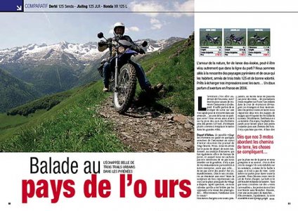 comparatif 125