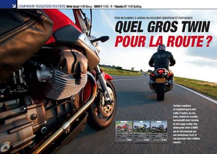 Comparatif roadster : trois bicylindres à cardan