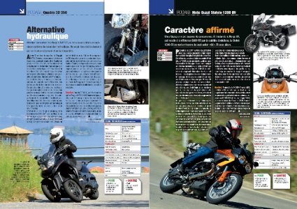 Essais : Guzzi Stelvio, BMW 1200 Classic et le clone du MP3